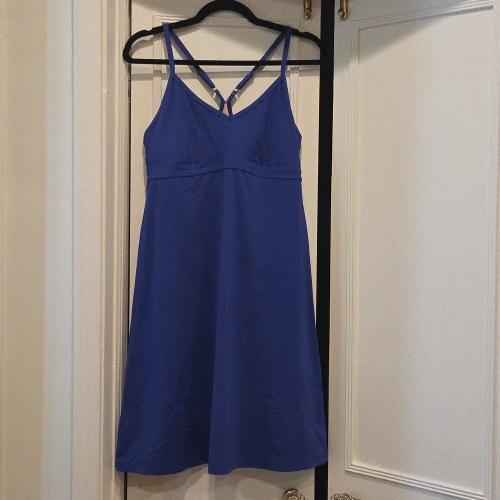 Athleta Royal Blue Dress With Built In Bra. Perfect For Pickleball, Golf, Tennis - Picture 1 of 11